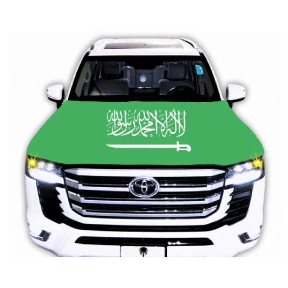 علم كبوت اليوم الوطني للسيارات الكبيرة 