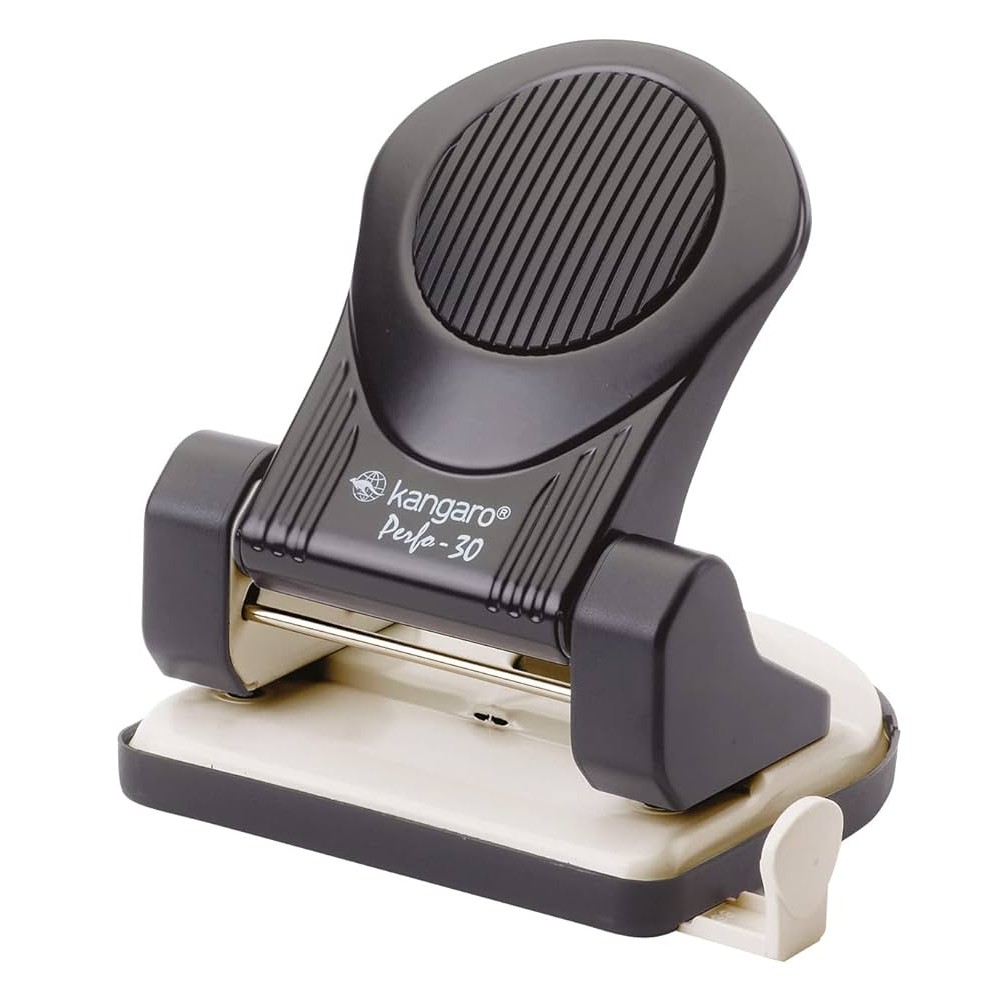 خرامة ورق معدنية شديدة التحمل من Kangaro بفتحتين PERFO-30  سعة 30 ورقة