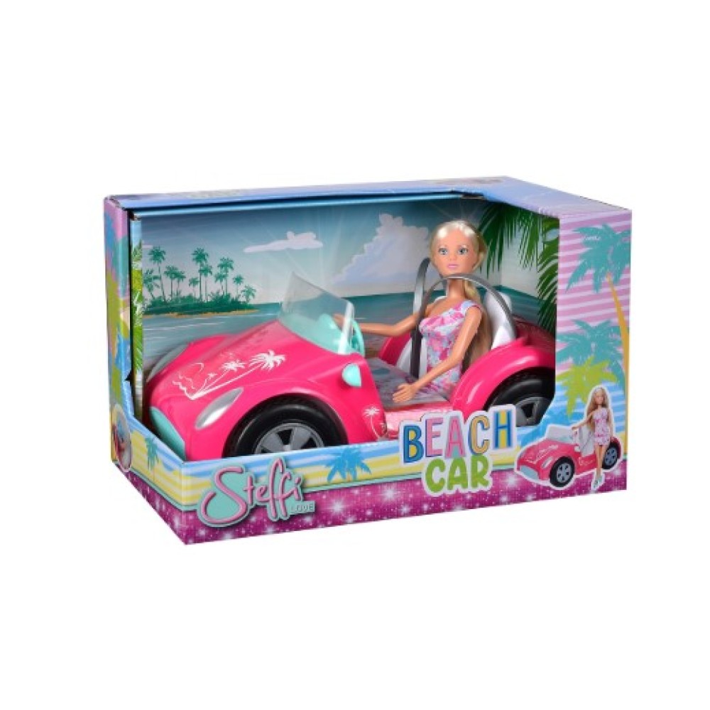 دمية ساريل وسيارة مكشوفة 