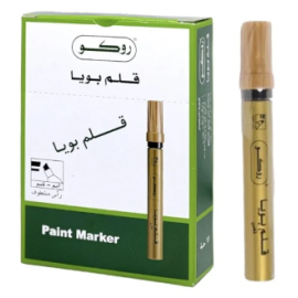 روكو قلم ماركر بويا برأس مشطوف ذهبي