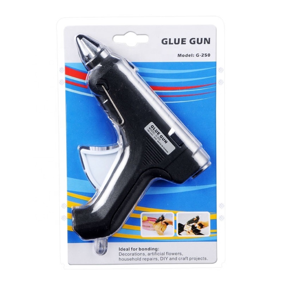 مسدس شمع GLUE GUN G-250 للمدرسة والاعمال الفنية بأداء عالي	