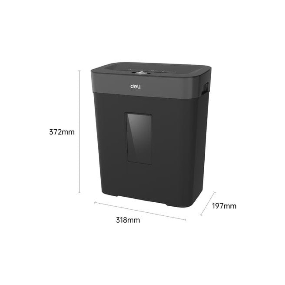 الة تقطيع الورق الكهربائية T021 من Deli سعة 12 لتر 