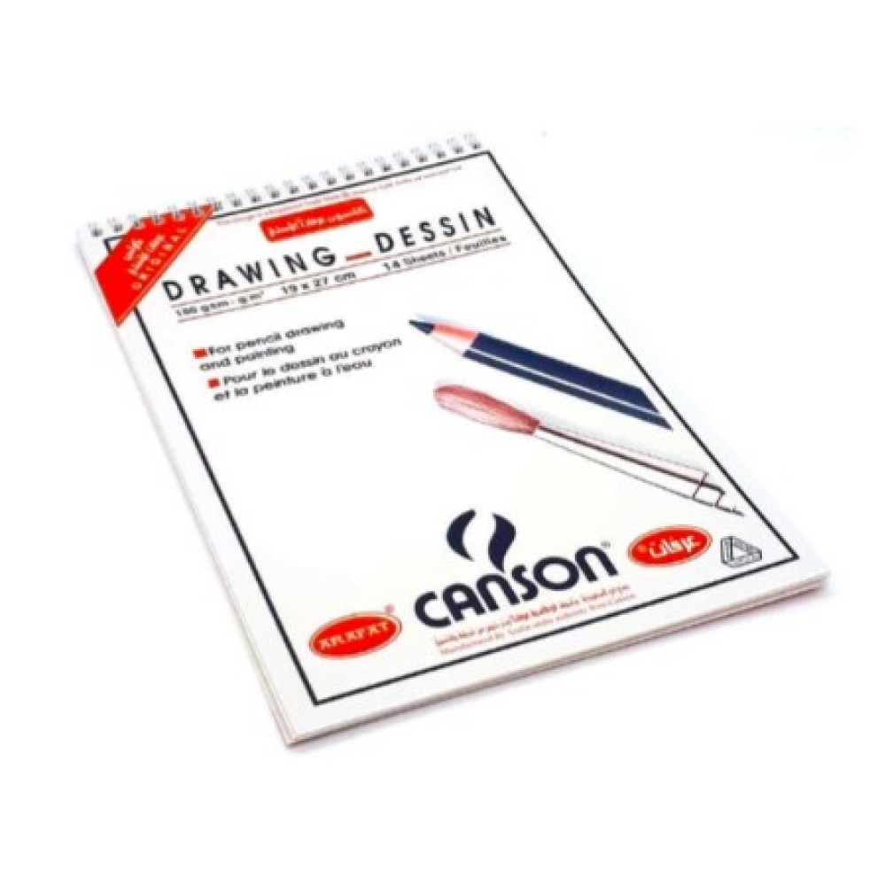 كراسة رسم كانسون عرفات الأصلي 14 ورقة مقاس 19 × 27	- 180G - 14 Sheets