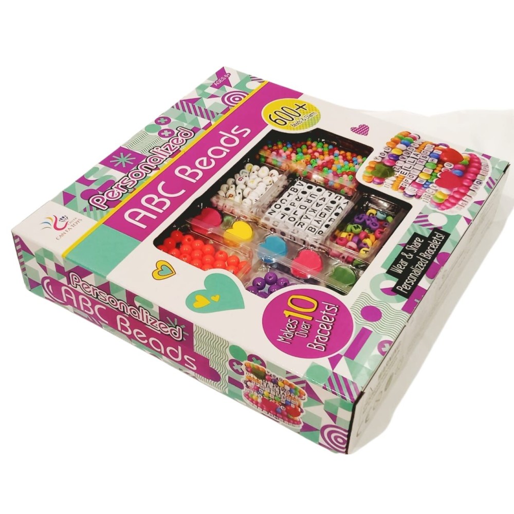 لعبة خرز مع احرف انجليزية متنوعة