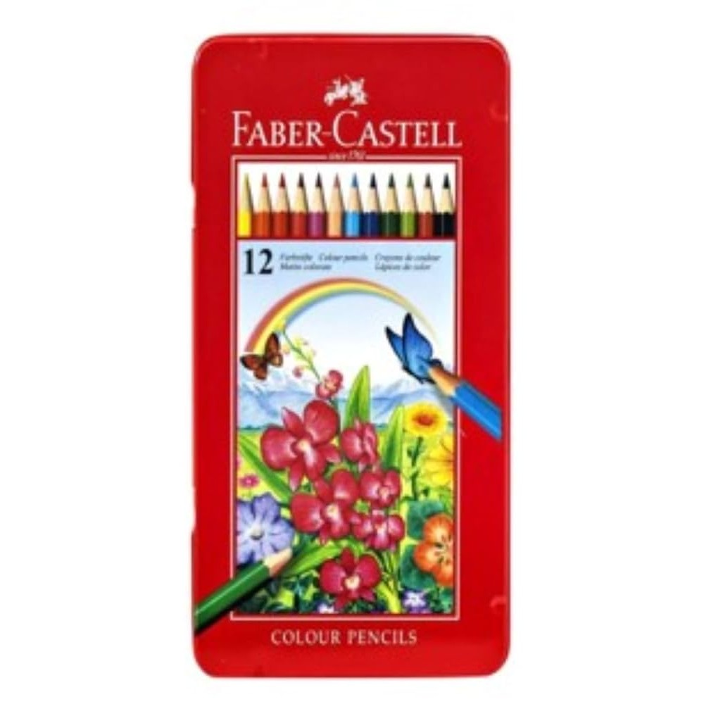 طقم الوان خشبية من فابر كاستل 12 لون