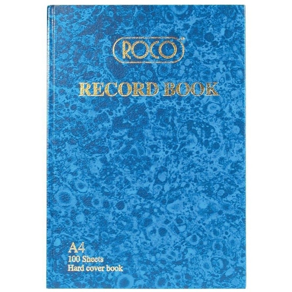 دفتر ريكورد 100 ورقة مقاس A4 روكو 100 ورقة
