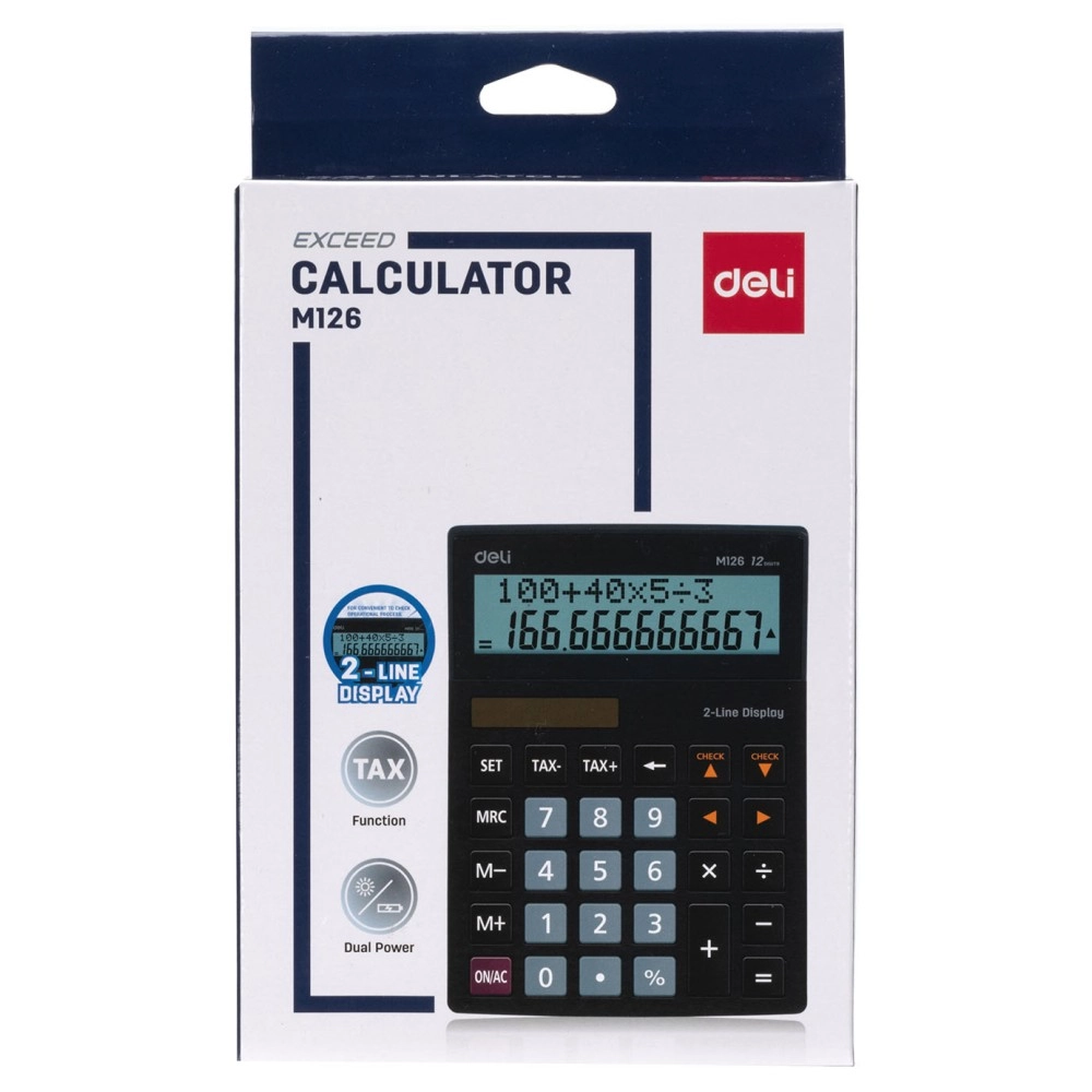 الة حاسبة ديلي M126 DELI CALCULATOR