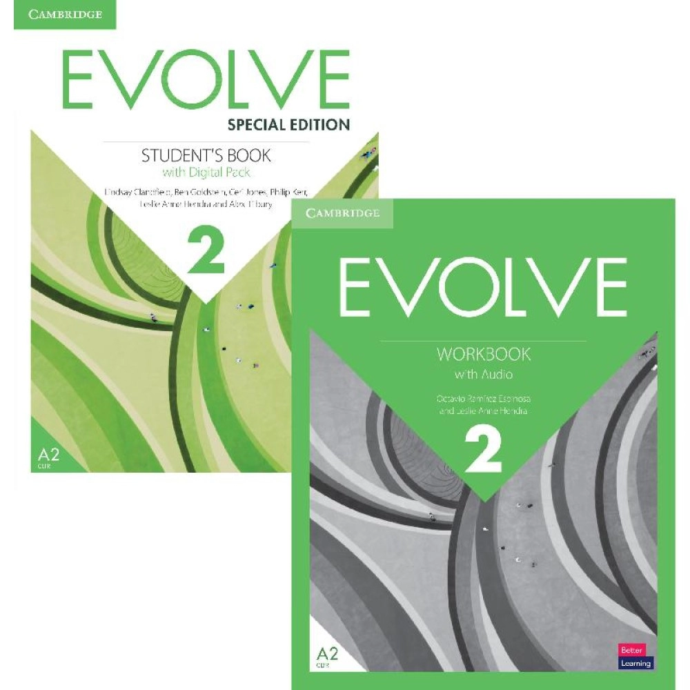 Evolve Level 2 Student’s Book with Digital Pack and Workbook with Audio