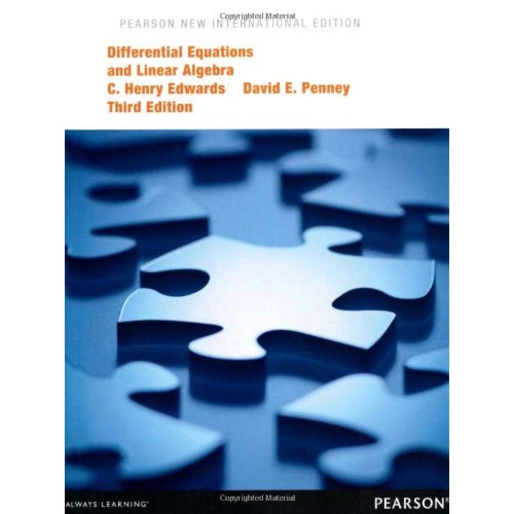 Differential Equations and Linear Algebra: 3rd International Edition