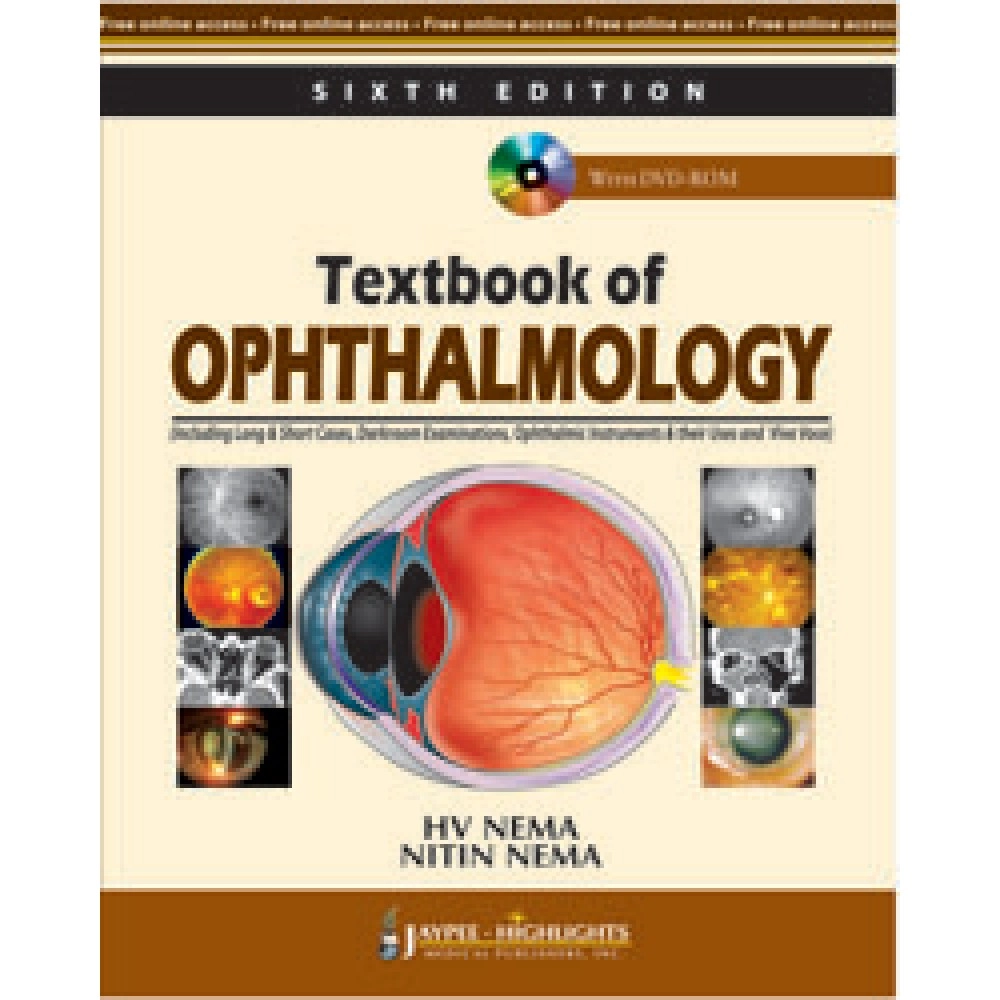 Textbook Of Ophthalmology With Dvd-Rom