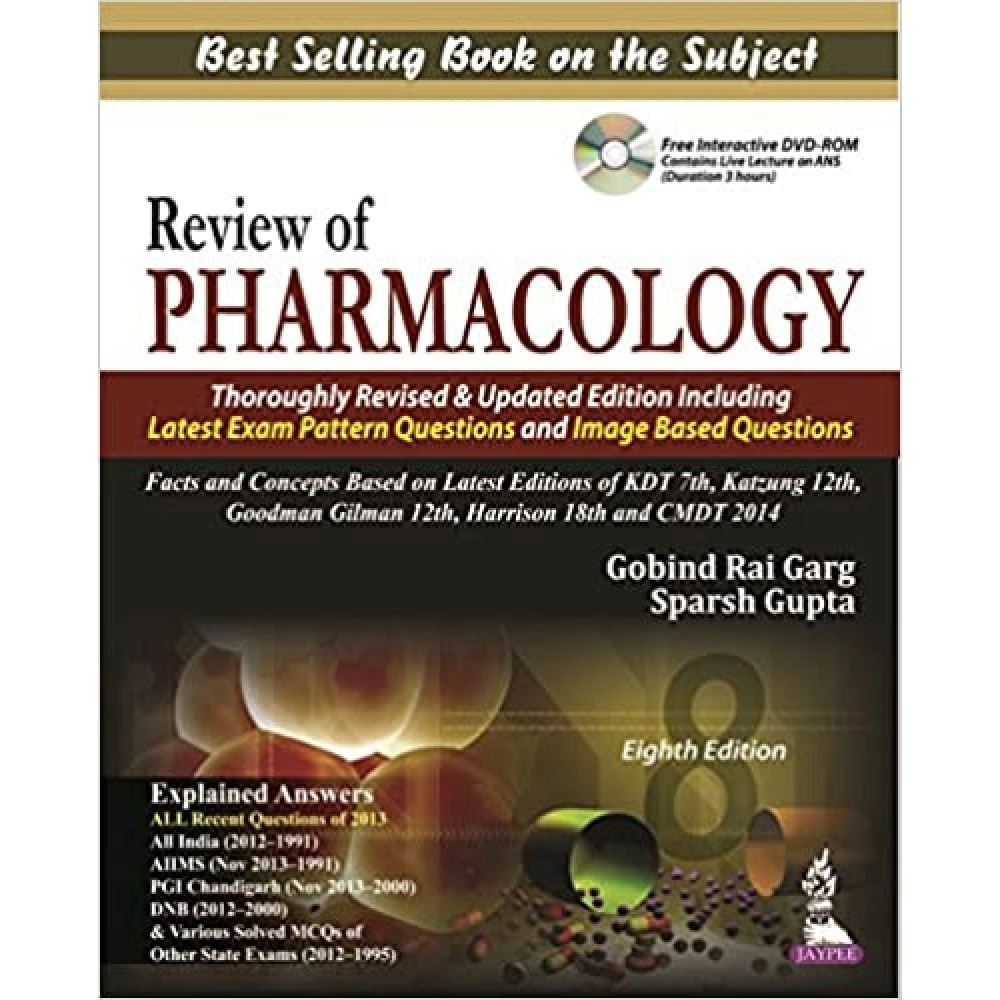 Review Of Pharmacology - With Dvd-Rom 7/E,2013