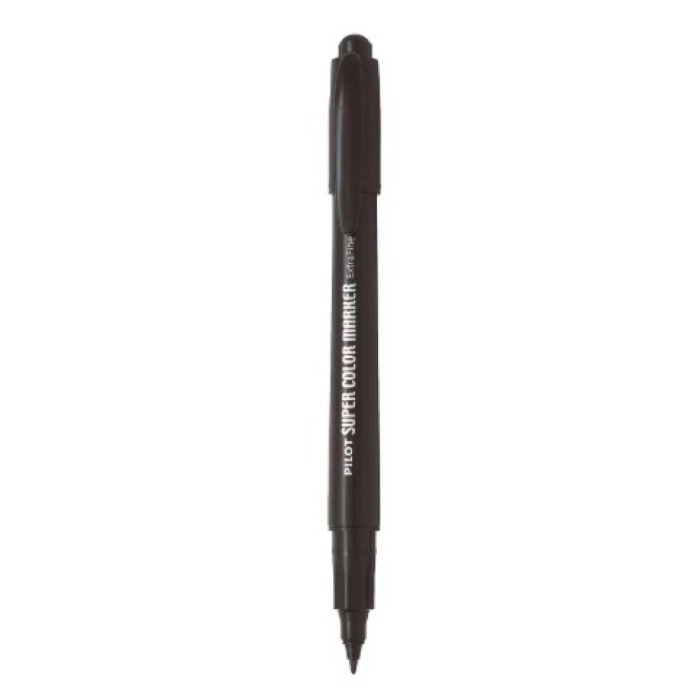 PILOT SUPER COLOR MARKER EXTRA FINE قلم ماركر بايلوت اسود