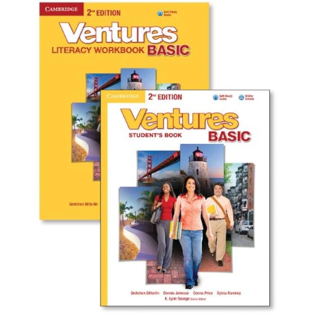 Ventures Basic Literacy Value Pack (Student's Book with Audio CD and Workbook with Audio CD)