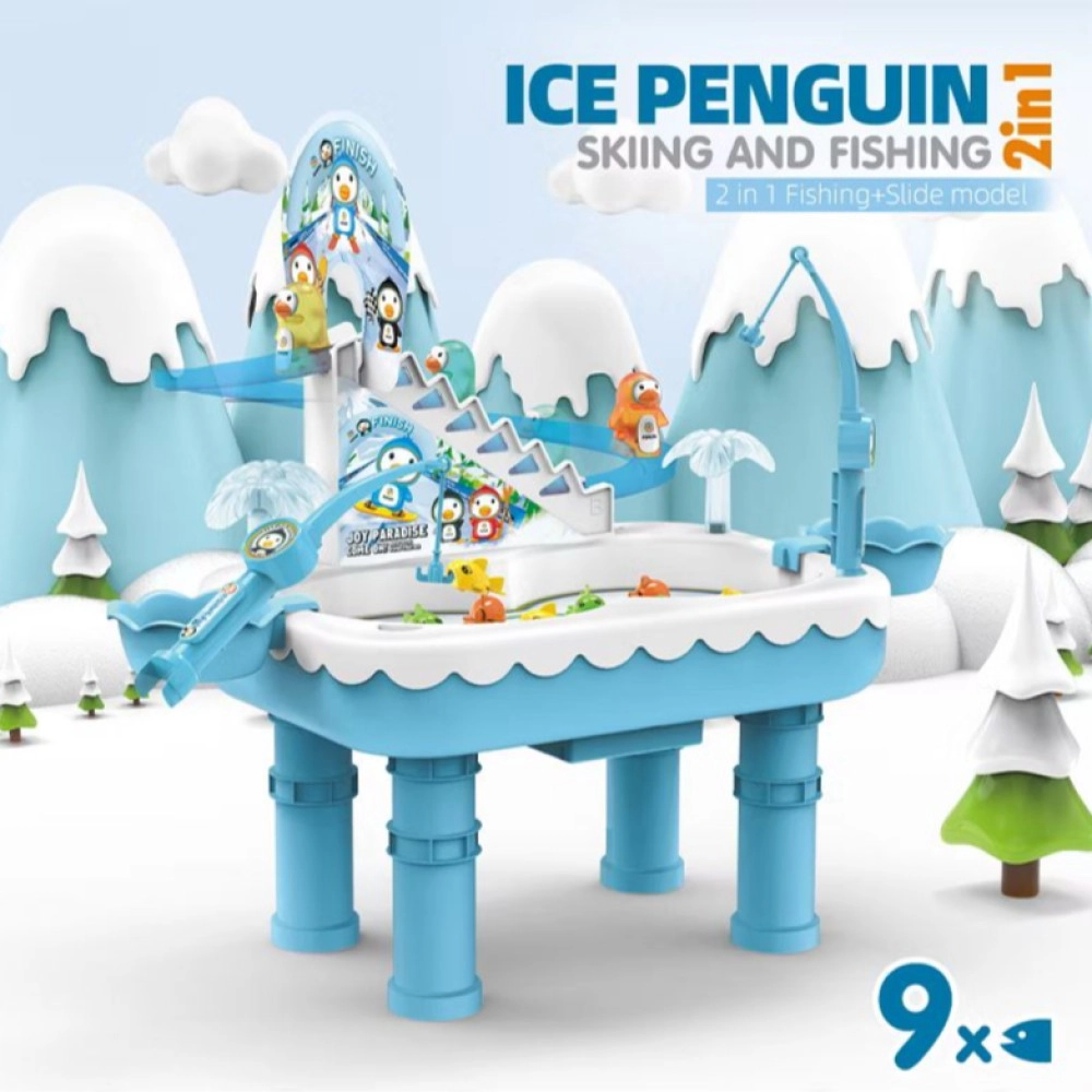 زحليقة البطاريق و صيد السمك